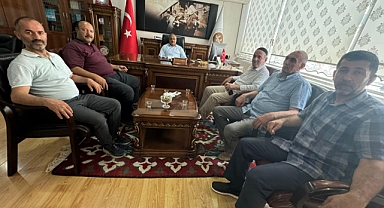 Kaf'tan İl Müftüsü Zahid Demirel’e Hac Ziyareti