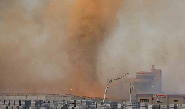 Kağıt Fabrikası yangının dronla çekilen görüntüleri felaketin boyutunu ortaya çıkardı