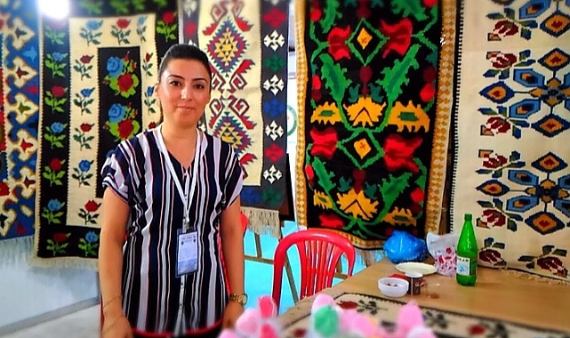 Karabağ kilimi, motif ve renkleriyle ilgi görüyor