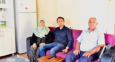 Kaymakam Özcan’dan Şehit ve Gazi ailelerine veda ziyareti