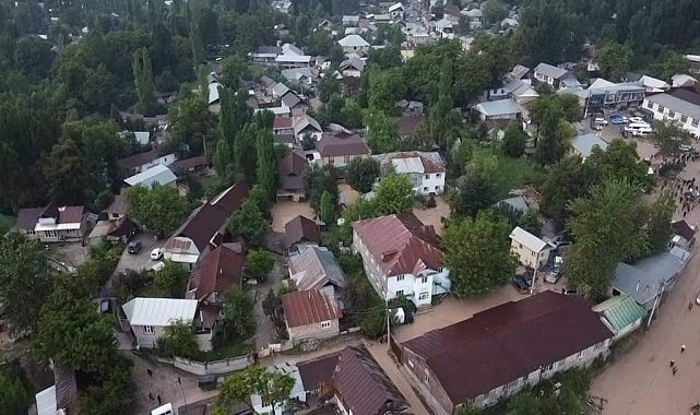 Kırgızistan&#039;da sel