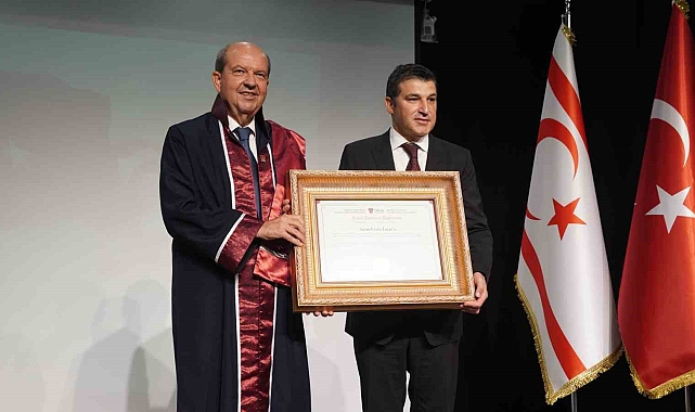 KKTC Cumhurbaşkanı Tatar&#039;a fahri doktora