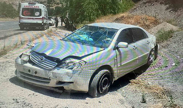 Malatya'da otomobil su kanalına düştü: 3 yaralı