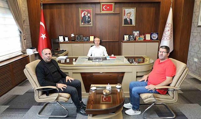 Özbilgi, Ağrı Eğitim Müdürü Kökrek&#039;i ziyaret etti