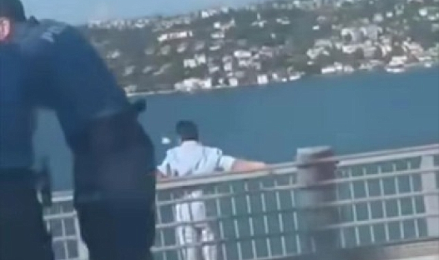 Şehitler Köprüsünde intihar girişimi