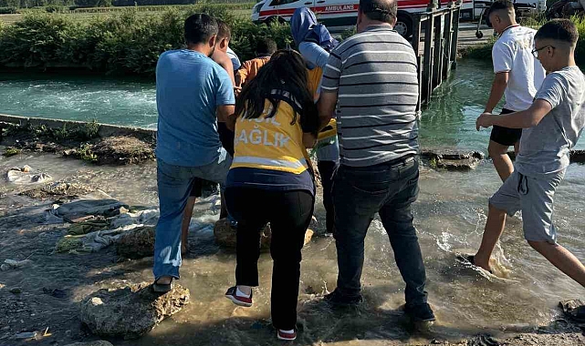 Tarsus ilçesinde sulama kanalında çocuk cesedi bulundu