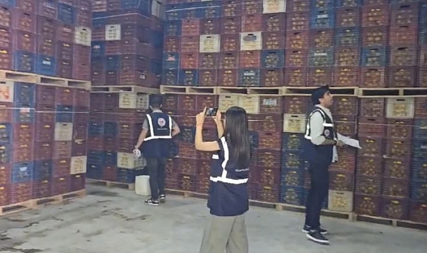 Tonlarca limon, depoda istiflendi