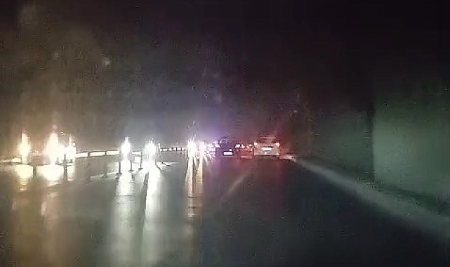 Tünel ışıkları bir anda kapandı, sürücüler zor anlar yaşadı