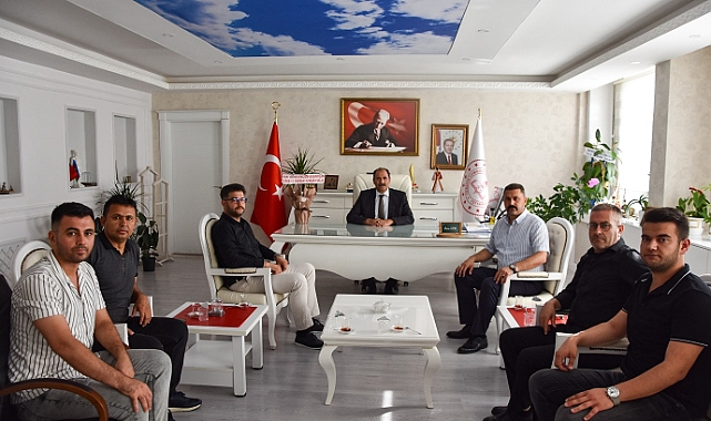 TÜRKAV Iğdır İl Başkanlığından Milli Eğitim Müdürü Gün’e hayırlı olsun ziyareti