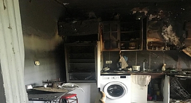 Tuzluca’da yangın! Yaşlı kadının evi kullanılamaz hale geldi