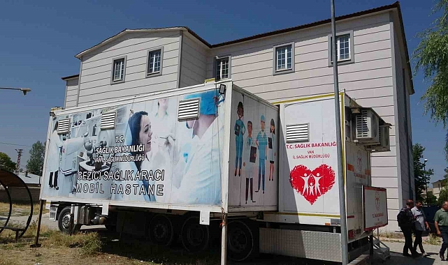 Van&#039;da mobil tırla mahalle mahalle kanser taraması yapılıyor