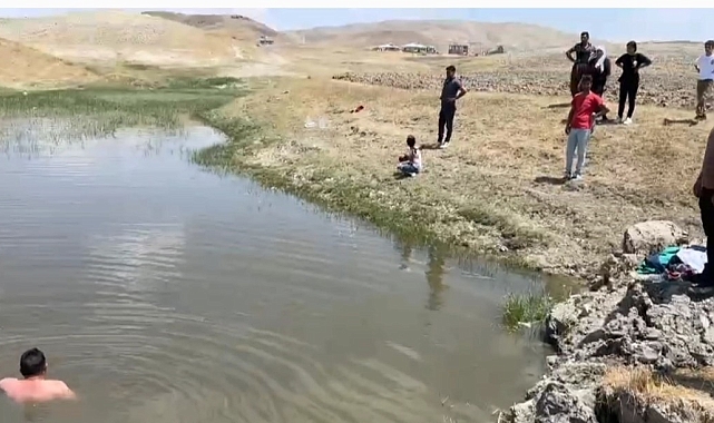 Van&#039;da, serinlemek için gölete giren çocuk boğuldu