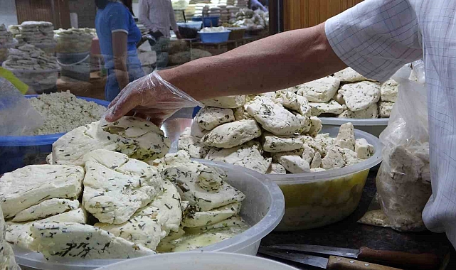 Van&#039;ın otlu peyniri Türkiye&#039;nin dört bir köşesine hediyelik olarak gönderiliyor