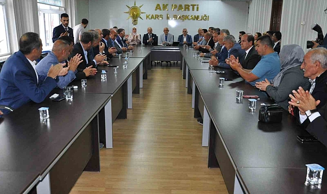 Yusuf Ziya Yılmaz, Kars&#039;ta yerel ve ulusal basının temsilcileriyle bir araya geldi