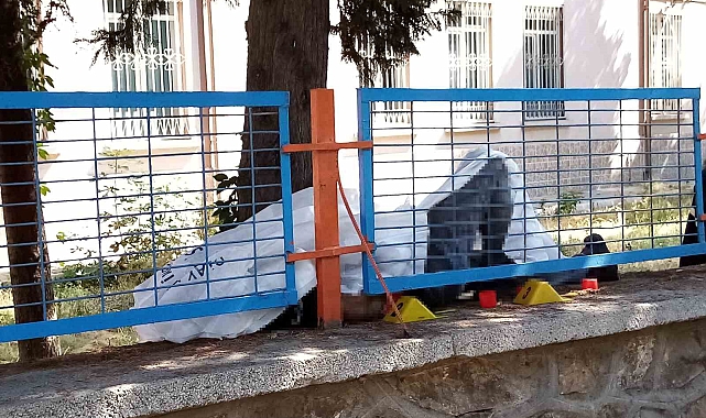 25 yaşındaki genç okul duvarının üzerinde ölü bulundu