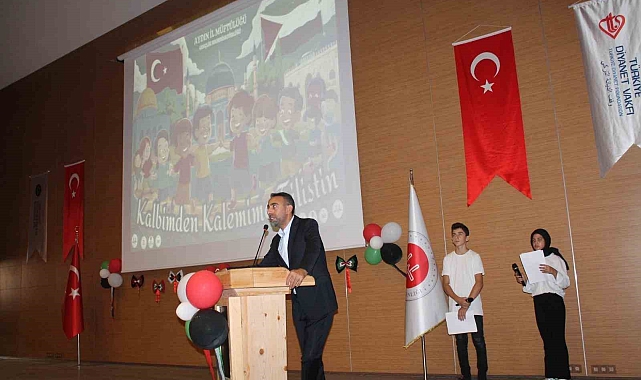 Aydın&#039;da 27 bin 200 öğrenci Filistin&#039;de yaşanan zulmü anlattı