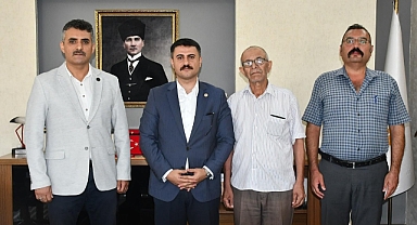 Başkanlardan Kaymakam Aydın’a hayırlı olsun ziyareti