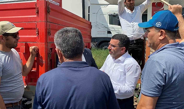 Çalkın, Toprak Mahsulleri Ofisi alımlarını yerinde inceledi