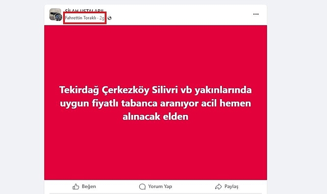 Cinayet önceden geliyorum demiş