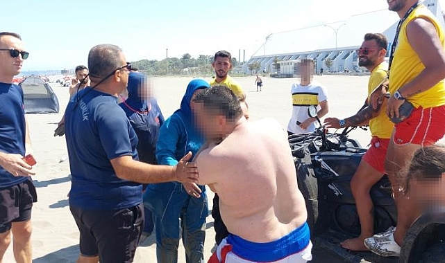 Denizde kayboldu zannedilen çocuk karada bulundu