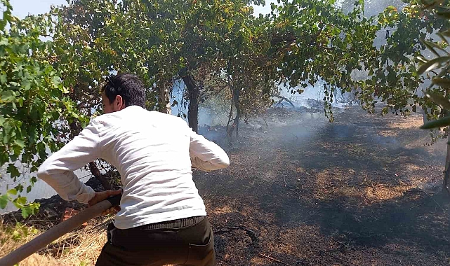 Dolu tankerleri alevlerin büyümesini engelledi