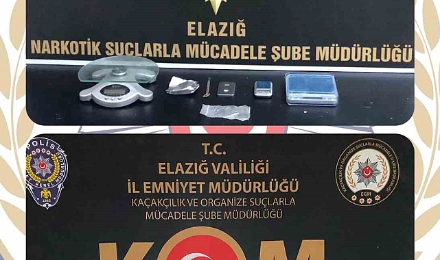 Elazığ&#039;da uyuşturucuyla mücadele: 4 tutuklama