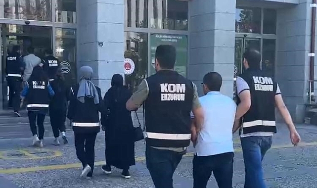 Erzurum&#039;da FETÖ operasyonu; 4 şüpheli yakalandı