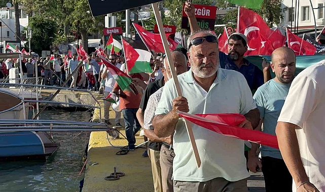 Gazze'ye destek yürüyüşü