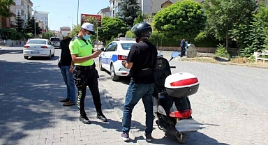 Iğdır’da 108 motosiklet trafikten men edildi