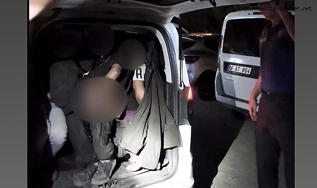 Iğdır&#039;da düzensiz göçmen operasyonu