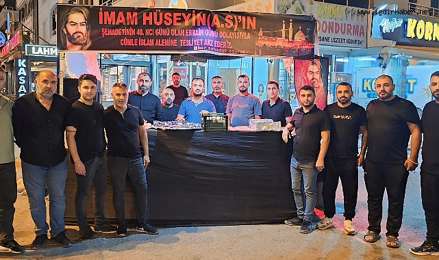 Iğdır’da Erbain dolayısıyla ihsan çadırı kuruldu