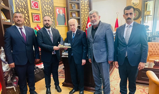 Iğdır Heyetinden Bahçeli’ye ziyaret