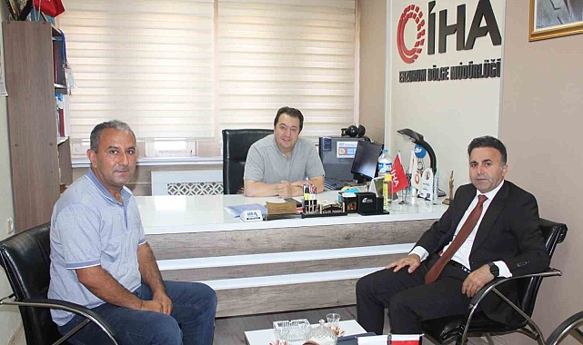 İhlas Haber Ajansı Erzurum Bölge Müdürlüğünü&#039;ne ziyaret