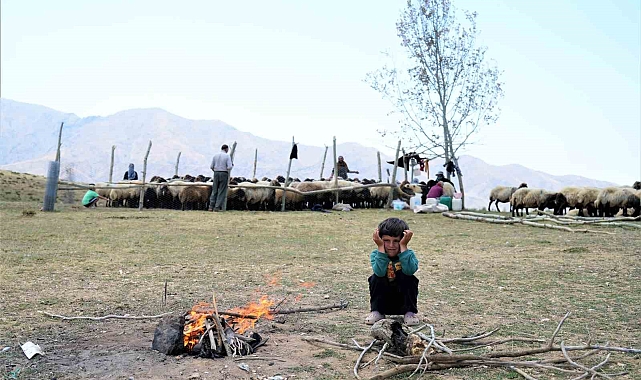 Ilıca Yaylası&#039;nda yaşayan çocuklar, yaz tatilini doyasıya yaşıyorlar