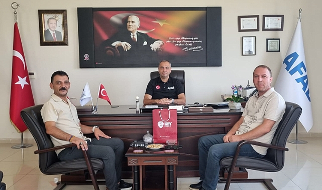 Key Kolejinden Iğdır AFAD Müdürü Deniz’e hayırlı olsun ziyareti