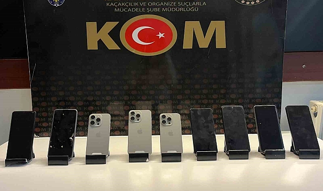 Malatya&#039;da kaçak telefon operasyonu