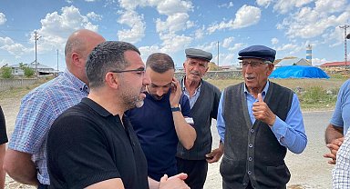 Milletvekili Çalkın, Susuz'da incelemelerde bulundu