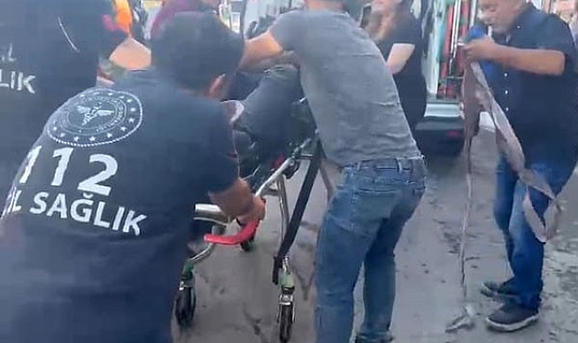 Minibüs şoförünü silahla bacağından yaraladı.