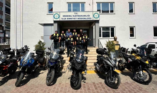 Motosiklet tutkunları kask kullanımına dikkat çekti