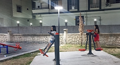 Muhtar Eray’ın girişimleriyle tadilatı yapılan park tekrar faaliyete geçti