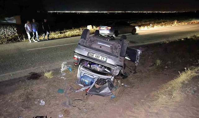 Otomobil takla attı: 6 kişi yaralandı