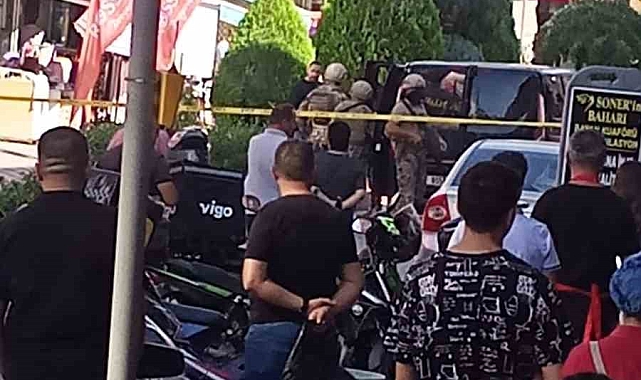 Polise ateş açan bir kişi saklandığı bir binada kendini vurdu