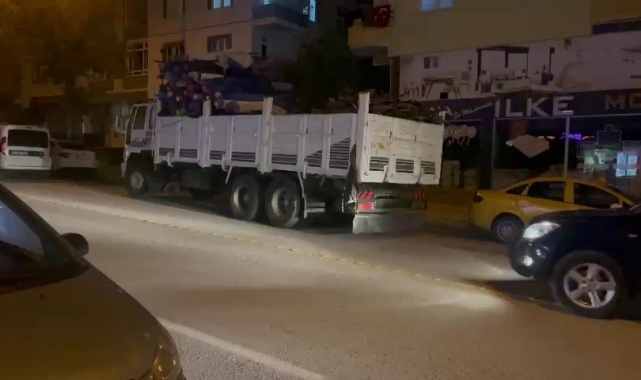 Polisi harekete geçiren kamyonun sürücüsüne ceza yağdı