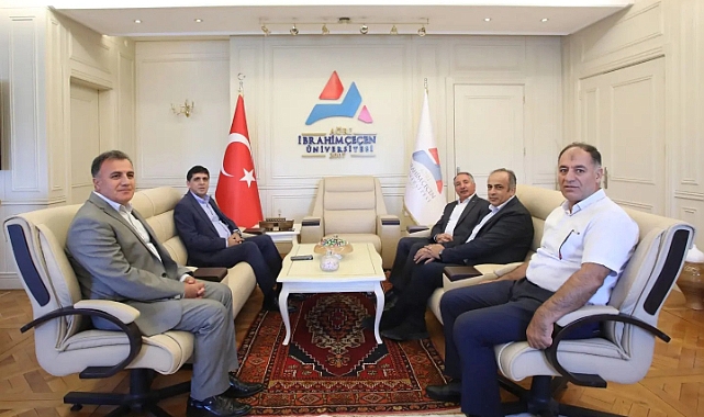 Rektör Alma&#039;dan Ağrı İbrahim Çeçen Üniversitesi Rektörü Karabulut&#039;a ziyaret