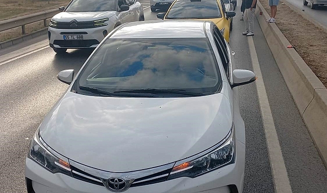 Samsun&#039;da  zincirleme kaza: 5 araç birbirine girdi