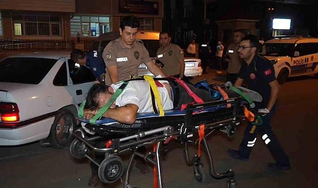 Silahlı saldırıya uğrayan yabancı uyruklu şahıs emniyete sığındı