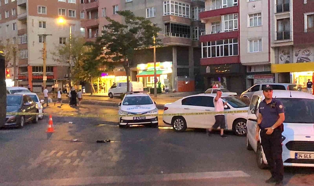 Tekirdağ'ın Çorlu ilçesinde, sokak ortasında silahlı kavga