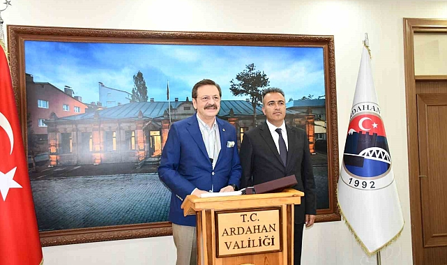 TOBB Başkanı Hisarcıklıoğlu Ardahan&#039;da