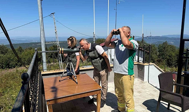 Yangın gözetleme kuleleri denetlendi