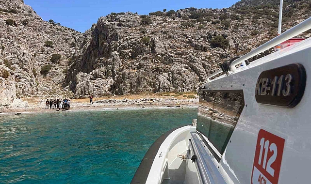 Yardım talebinde bulunan 22 düzensiz göçmen kurtarıldı